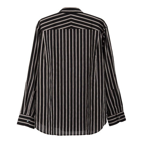 Studio Nicholson View Shirt Darkest Navy SNM 1126 Back Degli Uberti